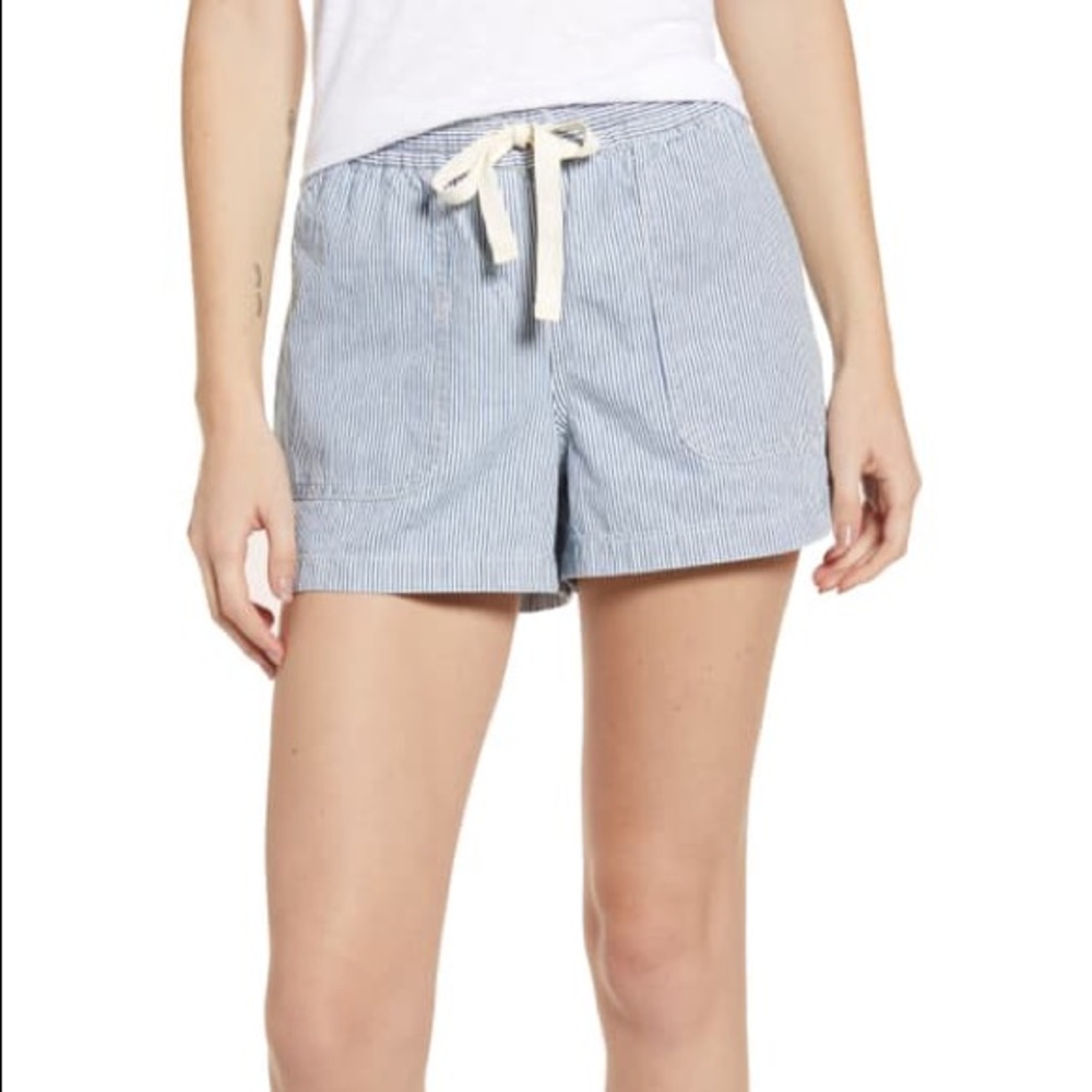 J. Crew - Point Sur Seaside Shorts In IndigoStripe